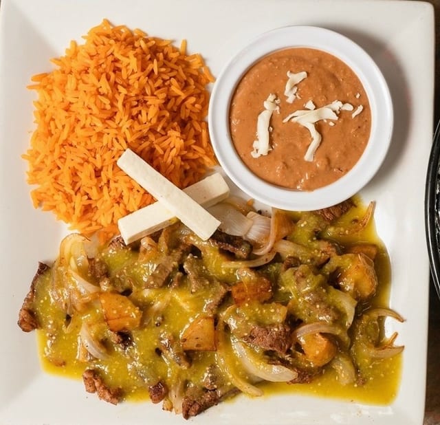 Bistec En Salsa Verde.