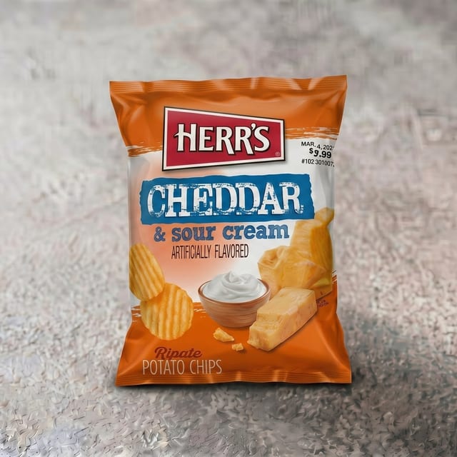 Cheddar and Sour Cream Chips.