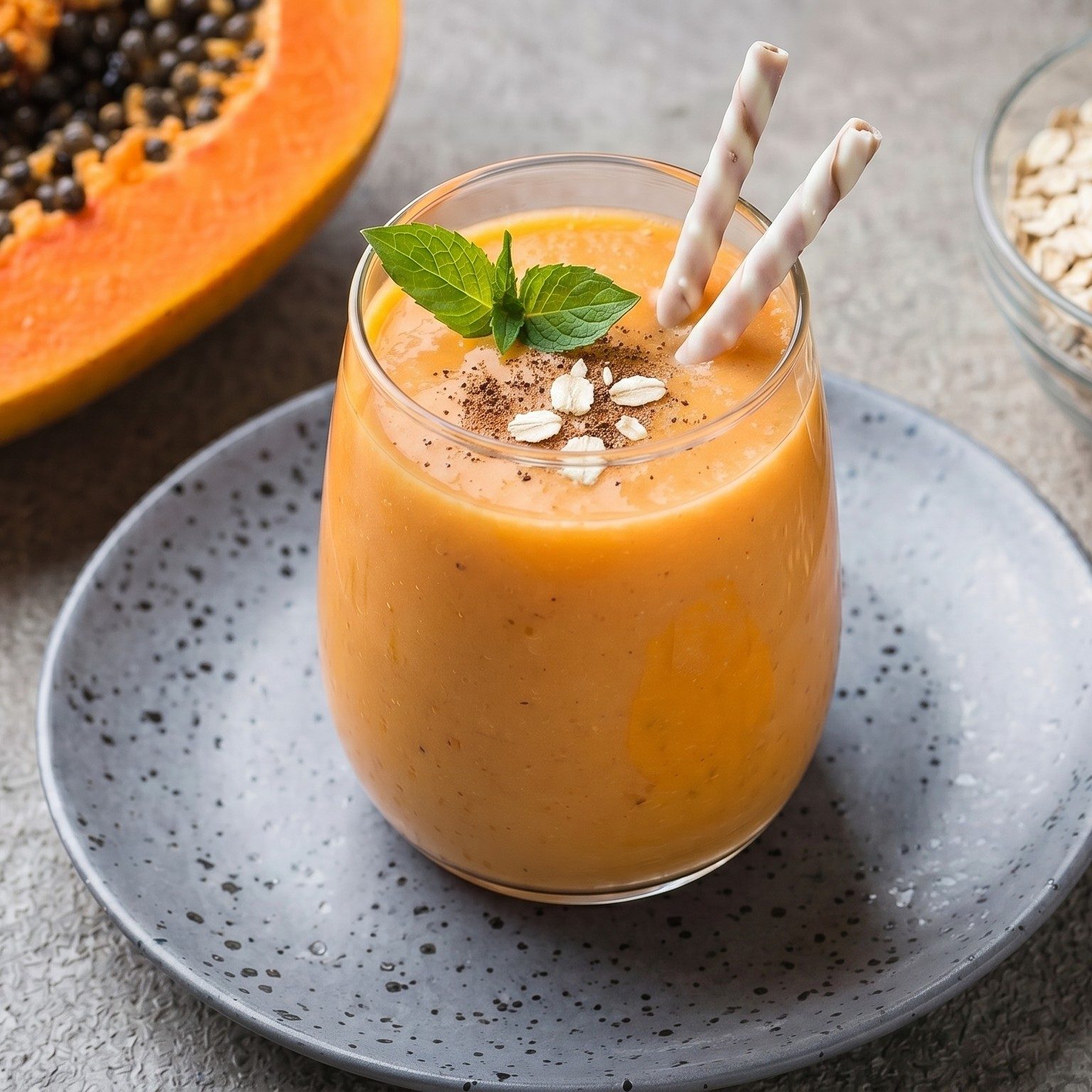 Papaya Smoothie.