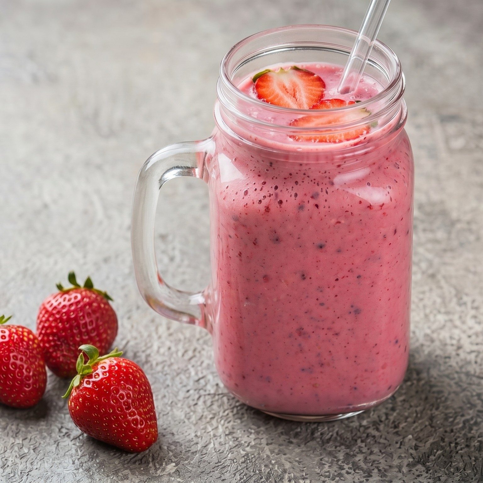 Strawberry Smoothie.
