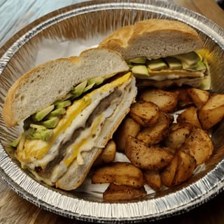 Breakfast Sandwich with Home Fries