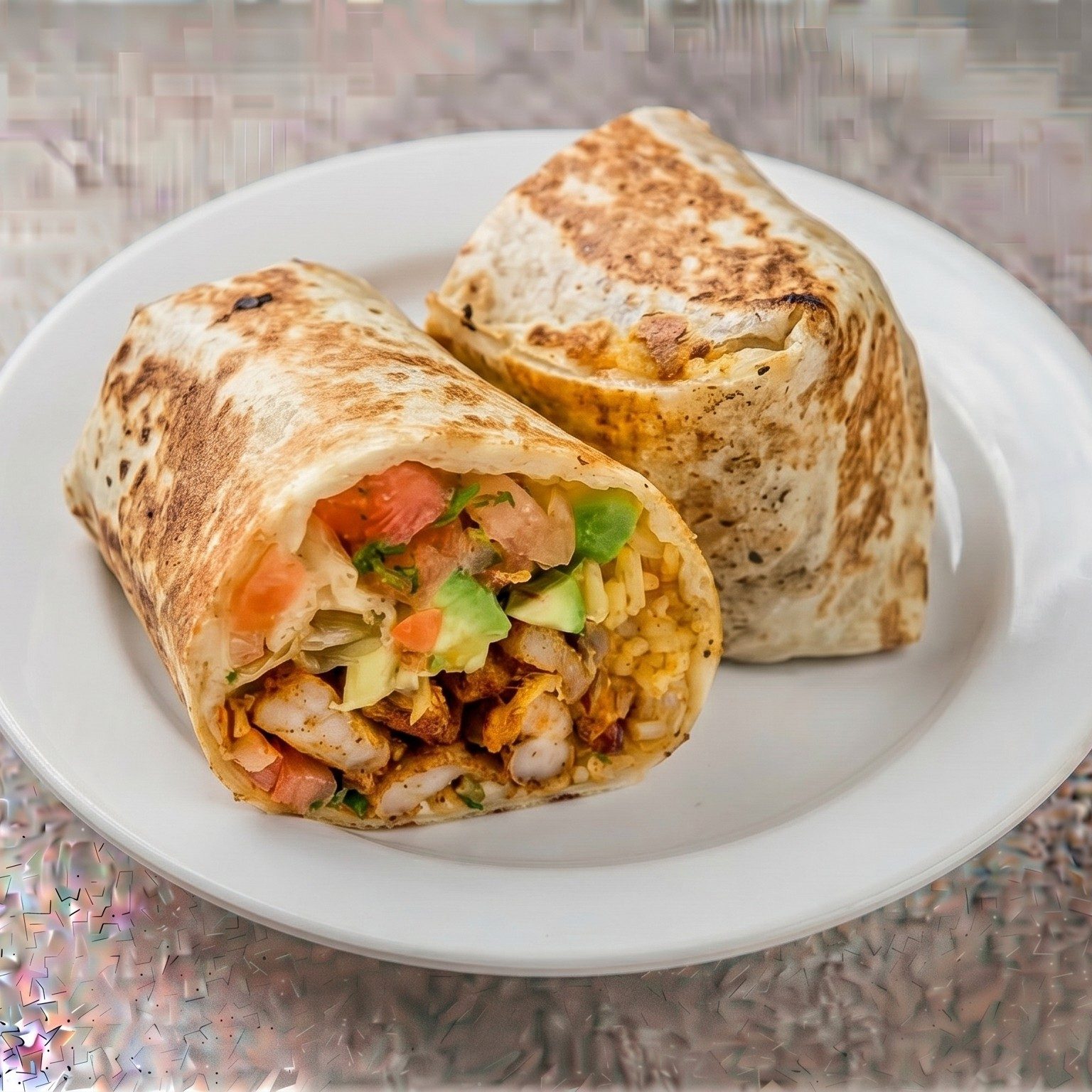Al Pastor Burrito.