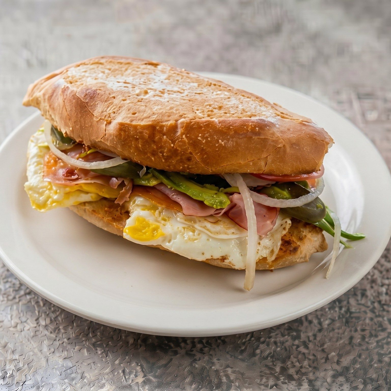 Breakfast Torta.